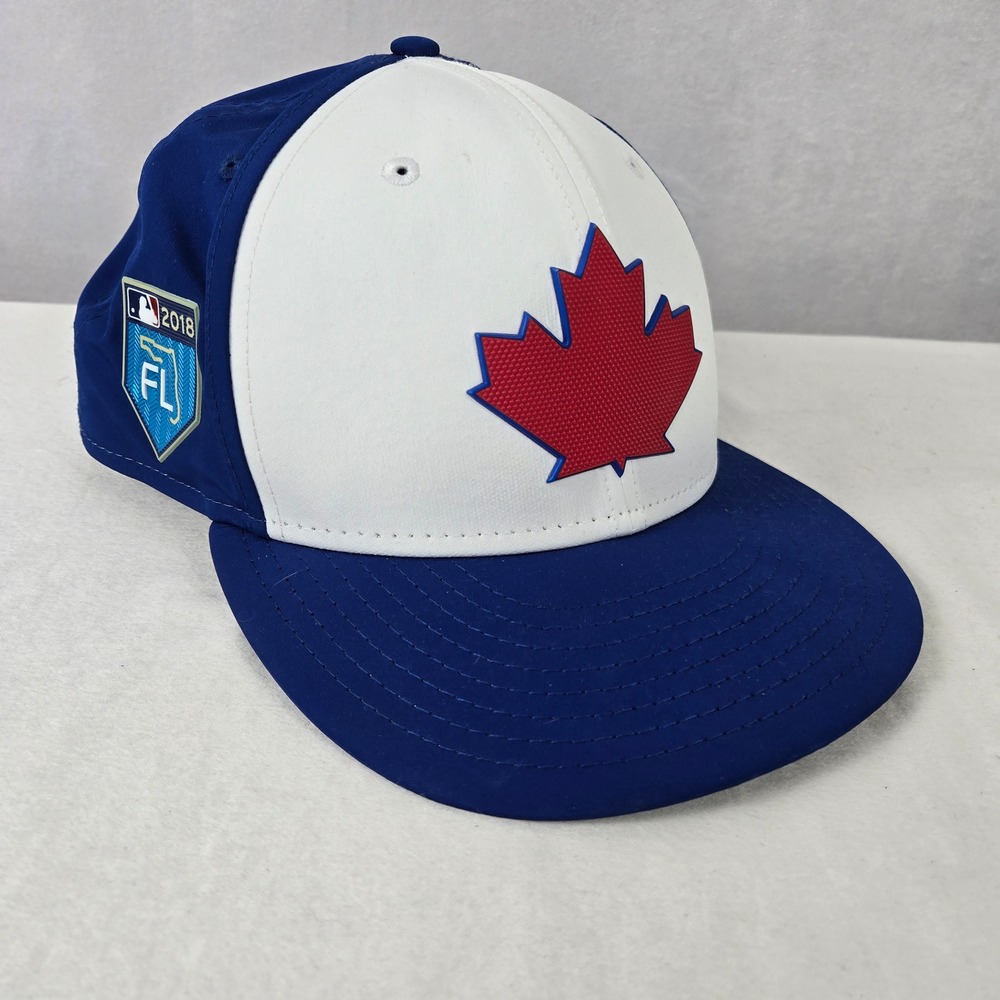 New Era 59FIFTY Toronto Blue Jays 2018 Spring Training Fitted Hat 7 7/8 Blue‎ FL